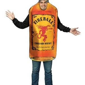 Fireball Cinnamon Whisky Adult Costume S-XL NEW!!!